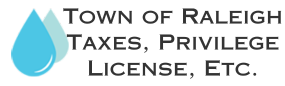 Town of Raleigh Taxes, Privilege License, Etc.